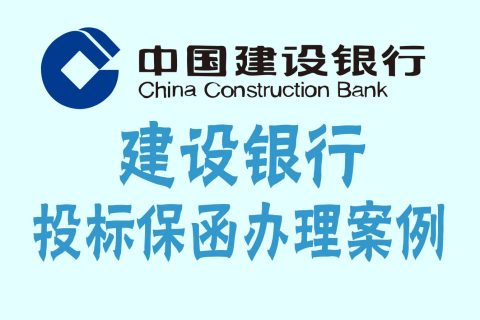 中国建设银行投标保函办理案例